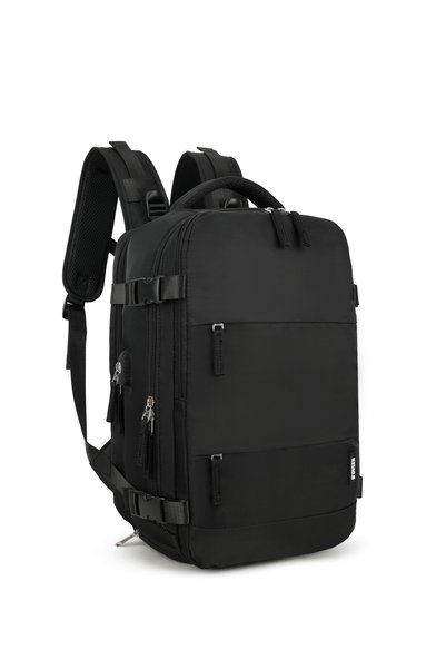 Generic Expandable Travel Backpack with Shoe Compartment, Large Capacity Lapt...