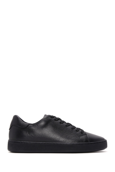 Derimod Men's Black Lace-Up Leather Sneaker Wm710004Dv