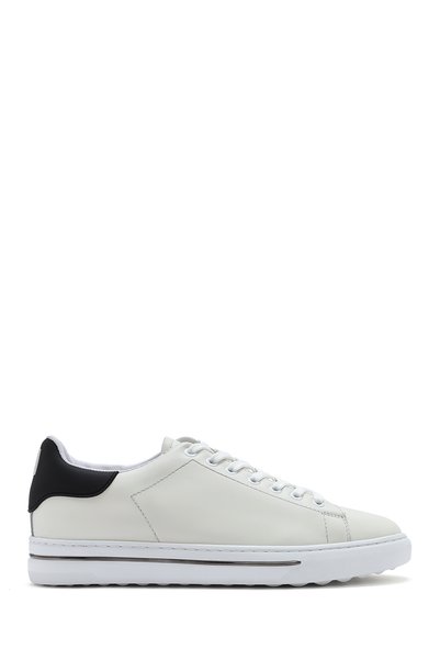 Derimod Erkek Beyaz Bağcıklı Deri Sneaker 25SFD650618