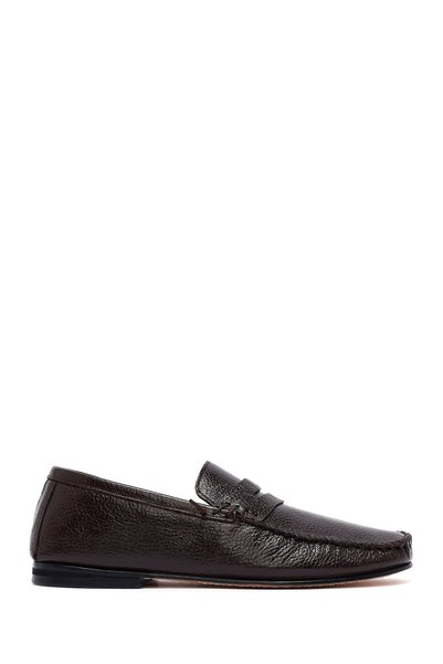 Derimod Men's Brown Leather Loafer 25Sfd6028Ft