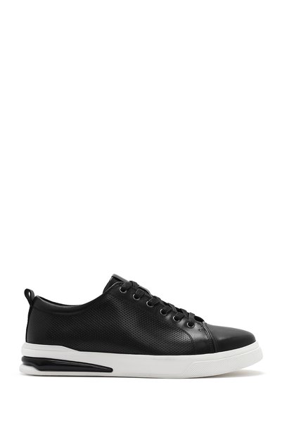 Derimod Men's Black Lace-Up Leather Sneaker 26Sfd692518