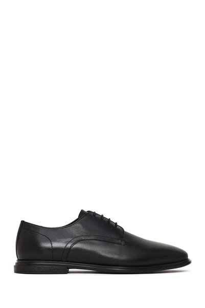 Derimod Men's Black Lace-Up Leather Classic Shoes 26Sfd620918