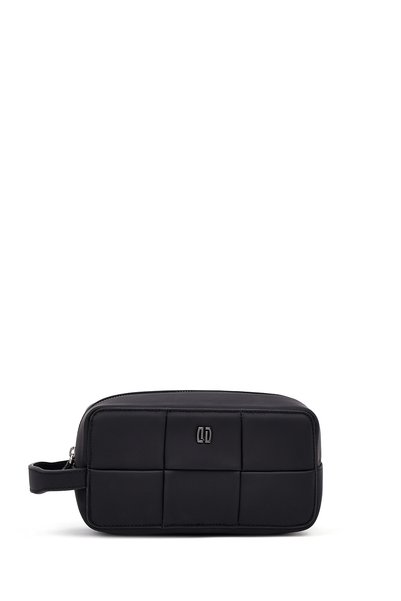 Derimod Men's Black Leather Handbag 25Sbd330118