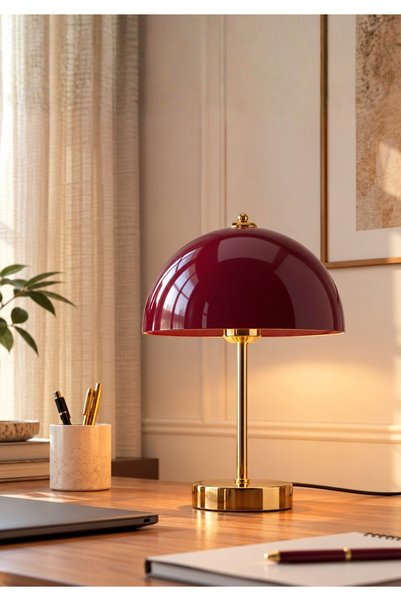 HOMİNG Montana Modern Abajur Vinery Red Gold