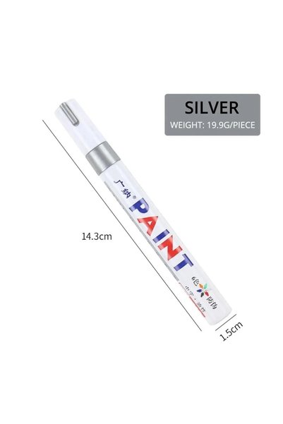 Choice Silver 1/3/12pcs White Paint Pen Paint Markers Waterproof Car Tyre Oil...