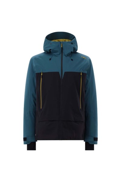 CMP Geacă impermeabilă bărbați FIX HOOD-Negru/Verde-50