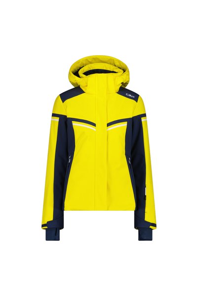 CMP Geacă de schi pentru femei Softshell - Galben/Negru - 40