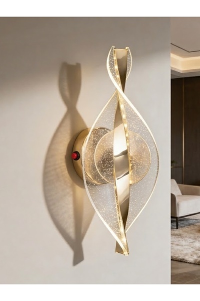 DizaynLED Sarmal Model Duvar Aplik & Led Aydınlatma & Duvar Lambası Pilli 🔋 ...