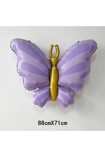 Choice others Butterfly-Purple Butterfly Aluminum Foil Balloons Little Girls ...