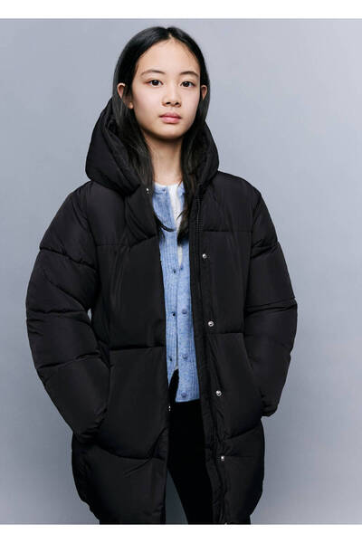 MANGO Kids Kapitone uzun anorak