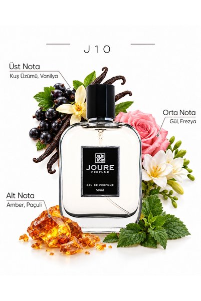 JOURE PERFUME Joure J10 - Afrodizyak Etkili Taze Baharatlar Vanilya Tatlı Kok...