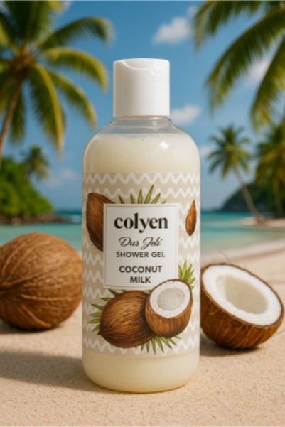 Colyen جل الاستحمام المرطب والمغذي من أسيسي بجوز الهند 500 مل