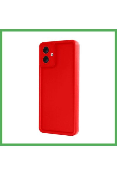 Nur store Çanta Samsung Galaxy A07 4g Compatible Viera Silicone - Red Bezoss