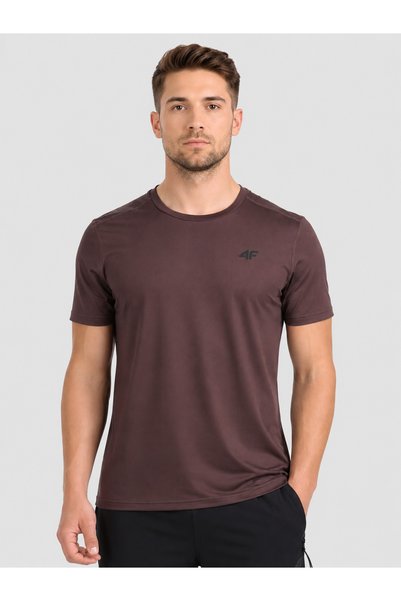 4F Tricou de performanță M2355 pentru bărbați - Bluză cu mânecă scurtă și gul...