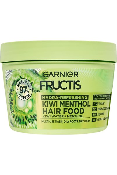 Garnier Fructis Mască păr cu kiwi și menthol, 390 ml