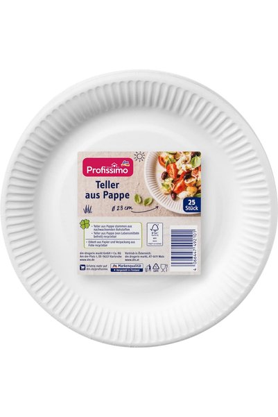 profissimo Farfurii carton, 25 buc