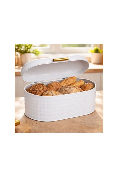 Jumbo Cutie Metalica Ovala pentru Paine 33,5x20x16cm