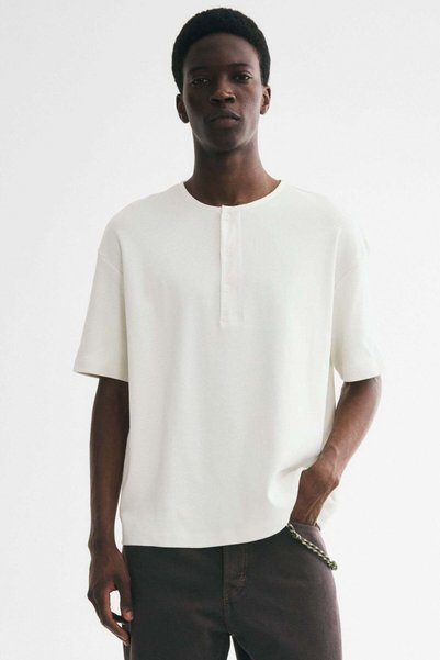 H&M Relaxed Fit Henley Top