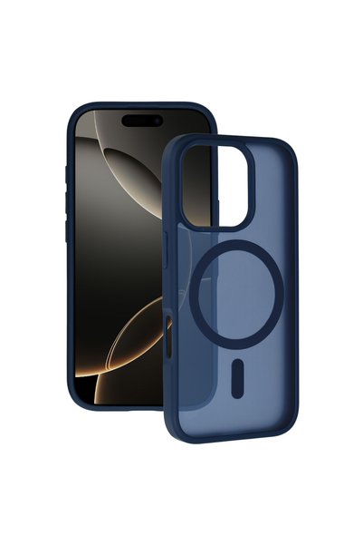 tel protect Aura Ματ Θήκη Magsafe για iPhone 16 Pro Max ναυτικό μπλε