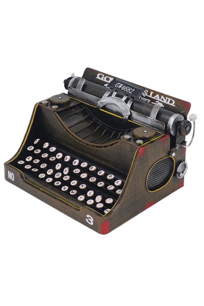 Tuwei Vintage Typewriter Model Handcrafted Fake Typewriter Decoration Portabl...
