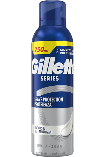 Gillette Spumă de ras Revitalizing, 250 ml