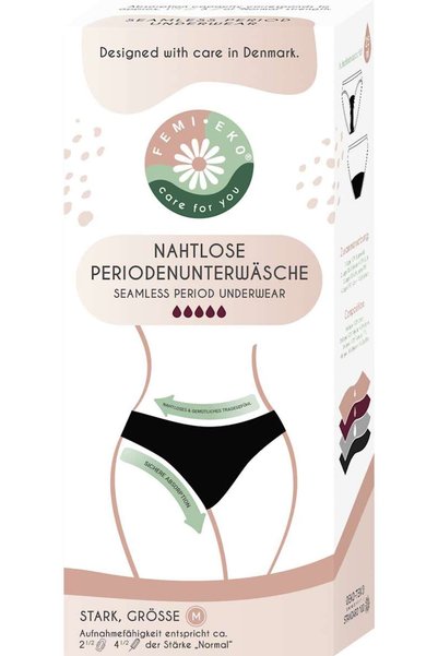 FemiEko Chilot menstrual pentru flux mare, mărimea M, 1 buc