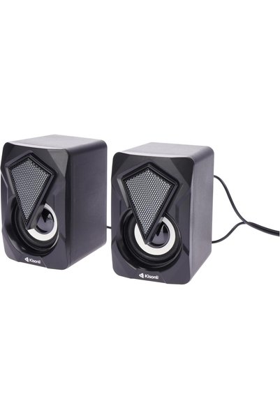 Generic مكبر صوت للكمبيوتر 9090 بمنفذ USB مع صوت عالٍ وواضح