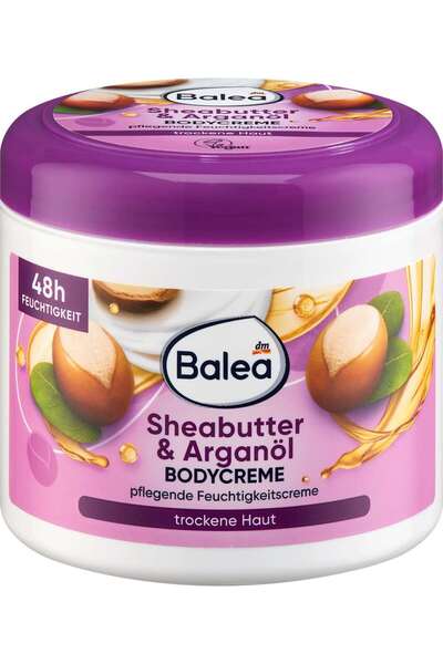 OEM Cremă de corp cu unt de Shea și ulei de argan, 500 ml
