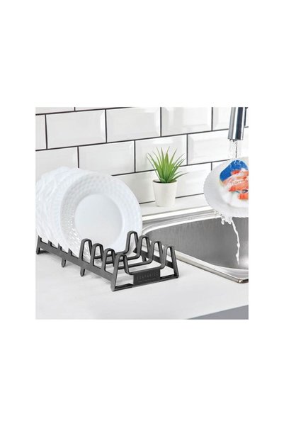 Jumbo Suport Uscator Vesela din Plastic Antracit 29x14cm