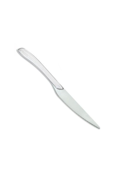 Jumbo Stainless Steel Knife with White Handle 24cm