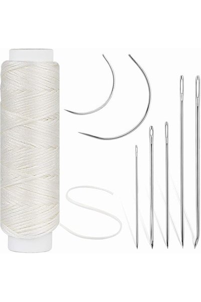 MAKINGTEC Meking Tech 32 Yards Waxed Thread with 7 Needles Leather Hand Sewin...