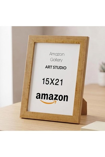 Generic photo Frame 15X21 Wall &Tabletop - 6X8 Inch (Wood-M, 15X21)
