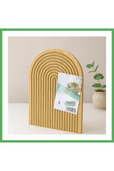 Nur store Çanta صينية تقديم من الخيزران، مقاس 22 × 32 سم (وجهان)، من BEZOSS.