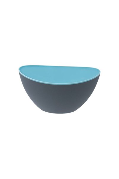 Jumbo Plastic Bowl Gondola Grey Turquoise 3.5l