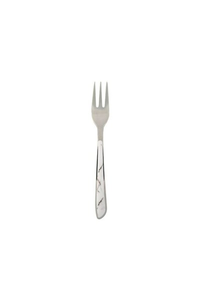 Jumbo Furculita Mica din Otel Inoxidabil cu Maner Marble 14cm