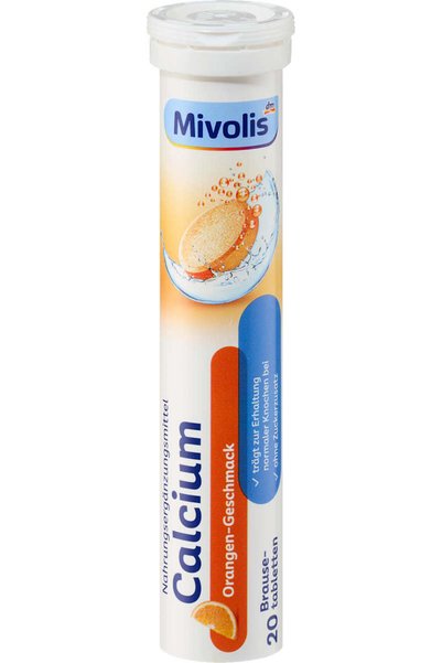 mivolis Tablete efervescente calcium, 20 buc