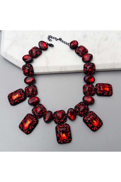 MOONGLOW ACCESSORIES Colier Roșu Glamour