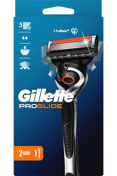 Gillette Aparat de ras ProGlide, maner + 2 rezerve, 1 buc