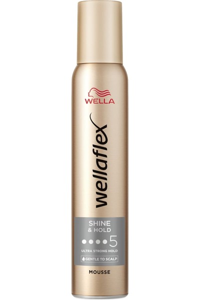 wellaflex Spumă pentru păr cu fixare ultra puternică, 200 ml