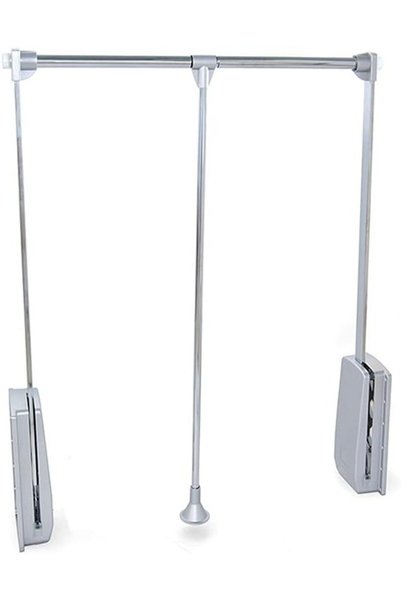 Generic - Clothes lift for cupboard width, wardrobe lift, 600-830 mm width, a...