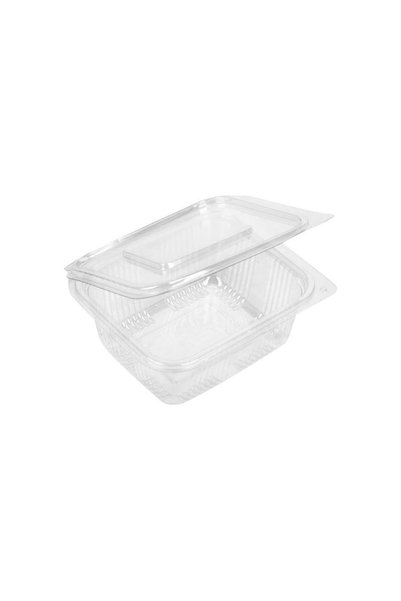 Jumbo Transparent Food Casseroles with Lid 500cc - 3pcs