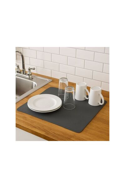 Jumbo Suprafata Absorbanta din EVA Gri pentru Uscat Vesela 50x40cm