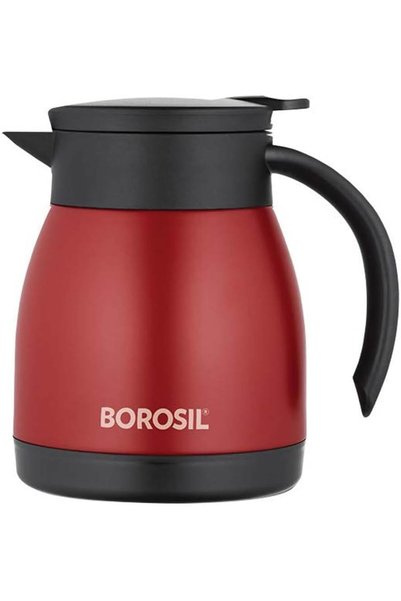 Generic - Stainless Steel Teapot- Vacuum Insulated, Red, 500ML