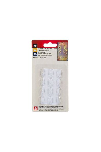 Jumbo Carlige Autocolante Transparente (Ideale pentru Instaltii de Lumini) - ...