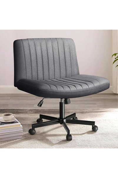 Generic Criss Cross Lounge Chair Wide for Home Desk, Adjustable Swivel Padded...