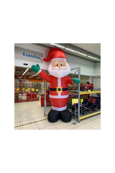 Jumbo Mos Craciun Gonflabil cu 5 Becuri LED 3.6m
