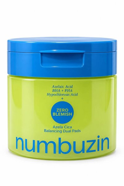 Numbuzin No.0 Zero Blemish Azela Cica Balancing Dual Pads 60 Adet 210 ml