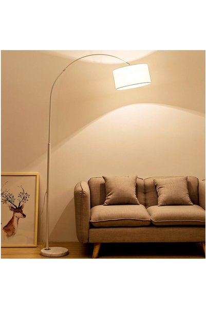 Generic Floor Lamp for Living Room, Standing Lamp with Adjustable Hanging,Arc...