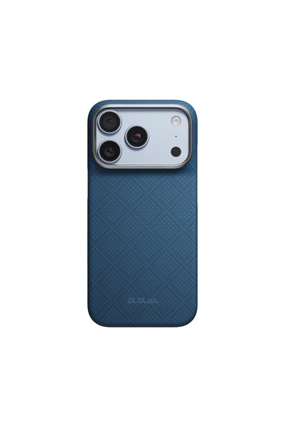 PITAKA Husă pentru iPhone 18 Pro, Husă Edge, PitaTap ™ Albastru Abis