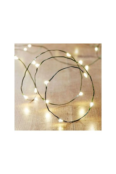 Jumbo Instalatie de Lumini cu 20 de Becuri LED Fairy Lights cu Baterii 1.9m -...